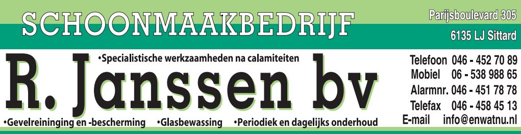 1000 Schoonmaakbedrijf R Janssen 187